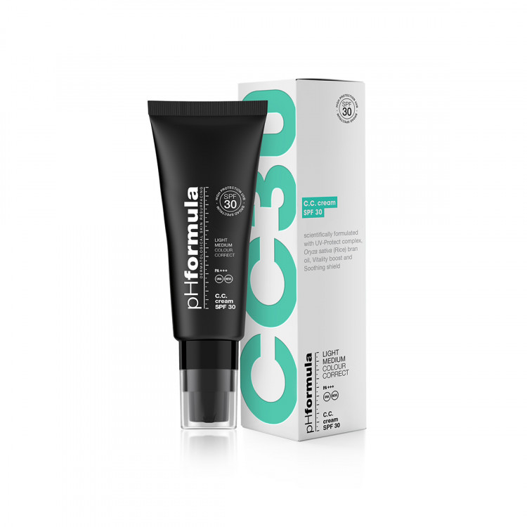 C.C. cream SPF 30+ (light medium) - Корректирующий крем влагоустойчивый SPF 30+ (светлый средний тон) C.C. cream SPF 30+ (light medium) - Корректирующий крем влагоустойчивый SPF 30+ (светлый средний тон)